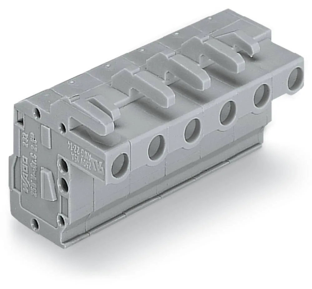 Розетка для подключения кабеля WAGO 732-109/026-000, 9 pin, 0.08мм² - 2.5мм², 630В, 16А, CS: 7.50мм, (25 шт)