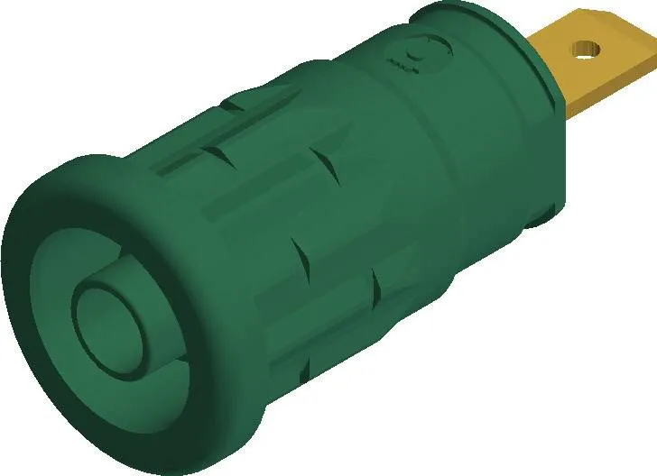 972361104, SKS-HIRSCHMANN SEP 2610 F4,8 - Лабораторное гнездо, Ø-контакта: 4 мм, зеленый : 1 шт.