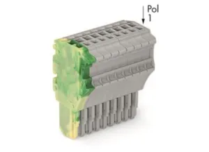 Внутренний разъём WAGO 2020-109/000-037, 9 pin, 0.5мм²-1.5мм², 500В, 13.5А, CS: 3.5мм, (1 шт)