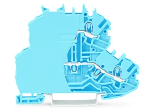 Двухуровневый клеммный блок WAGO 2000-2204/099-000, 2 pin, 0.14мм²-1.5мм², 800В, 13.5А, (1 шт)