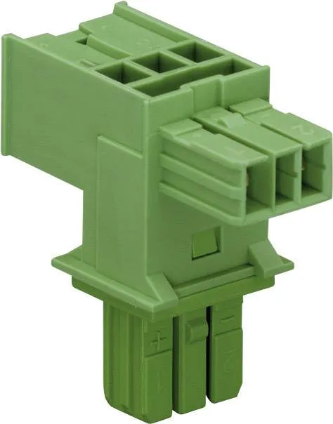 Сетевой распределитель T WAGO 893-1606, 2 pin, вилка, 2 x розетка, (1 шт)