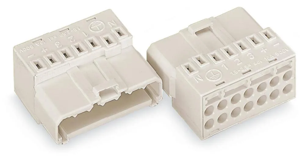 Разъем WAGO 267-510, 7 pin, 1.5мм² - 2.5мм², 500В, 16А, (50 шт)