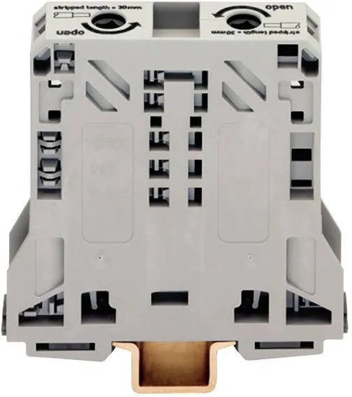 Клемма WAGO 285-150, 2 pin, 10мм² - 50мм², 1000В, 150А, конф: L, (1 шт)