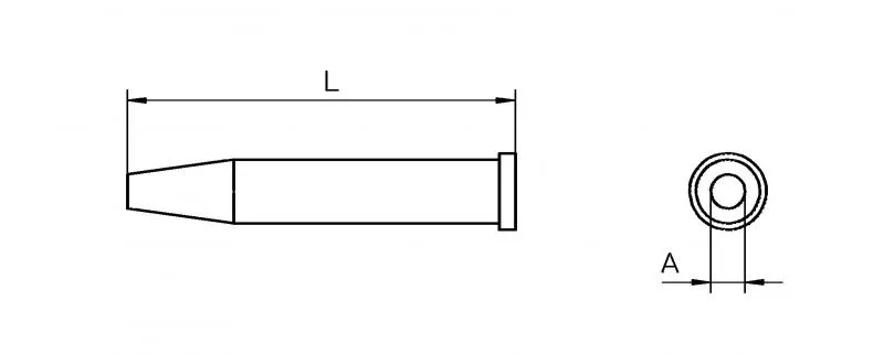 Паяльное жало Weller T0054471699 XT CS