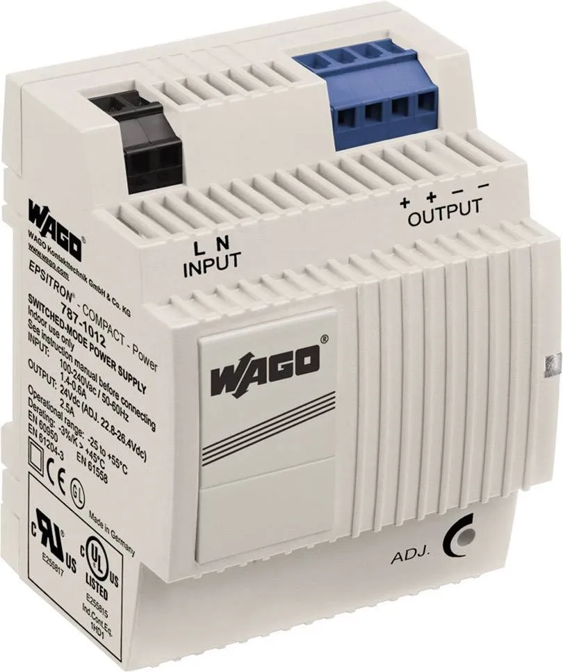 Блок питания на DIN-рейке WAGO 787-1014 EPSITRON®