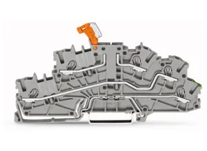 Многоуровневая монтажная клеммная колодка WAGO 2003-6644, 3 pin, 0.25мм²-2.5мм², 250В, 20А, (1 шт)