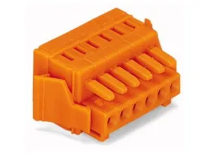 Гнездовой разъем WAGO 734-219/037-000, 19 pin, 160В, 10А, CS: 3.81мм, (1 шт)