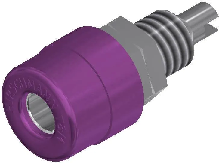 930176104, SKS-HIRSCHMANN BIL 20 - Лабораторное гнездо, Ø-контакта: 4 мм, фиолетовый : 1 шт.