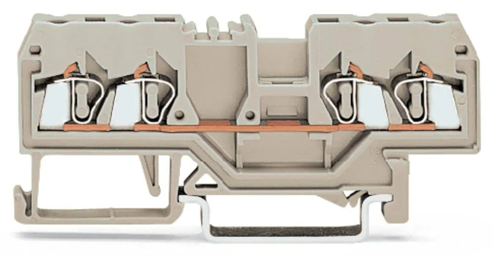 Клемма WAGO 280-994, 4 pin, 0.20мм² - 2.50мм², 550В, 20А, конф: L, (100 шт)