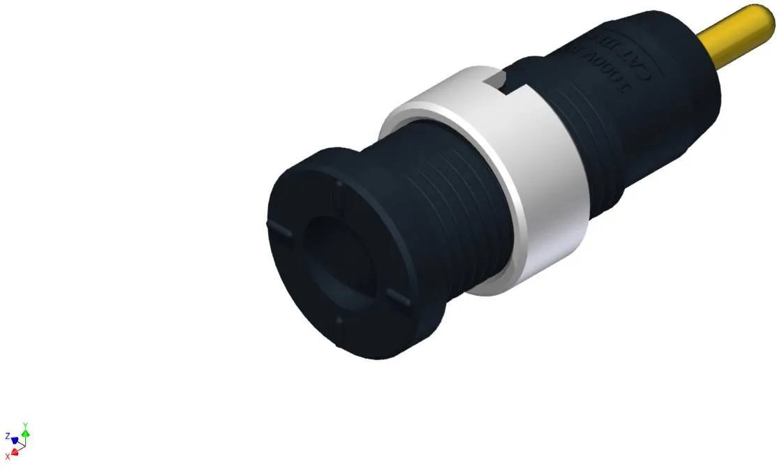 975459700, SKS-HIRSCHMANN MSEB 2630 S 1,9 Au - Лабораторное гнездо, Ø-контакта: 2 мм, черный : 1 шт.