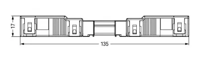 Гнездо WAGO 770-105, 5 pin, 0.5мм²-4.0мм², 400В, 25А, (1 шт)