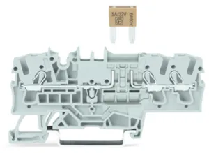 Клеммная колодка предохранителя WAGO 2002-1781, 2 pin, 0.25мм²-4.0мм², 400В, 10А, (1 шт)