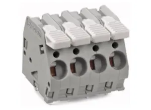 Клемма печатной платы WAGO 2706-104/000-009, 4 pin, 0.5мм²-6.0мм², 630В, 41А, CS: 7.5мм, (1 шт)