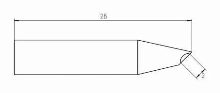 Паяльное жало Weller T0050113799 RTUS 020 G MS