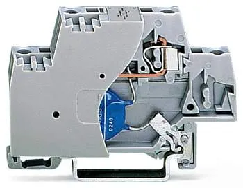 Клемма WAGO 280-502/281-586, 2 pin, 0.08мм² - 2.50мм², 24В, 20А, конф: L, (50 шт)