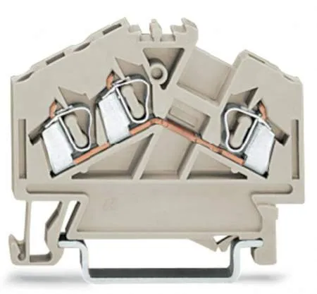Клемма WAGO 280-998, 3 pin, 0.20мм² - 2.50мм², 550В, 23А, конф: L, (100 шт)