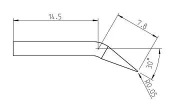 Паяльное жало Weller T0050103599 RTP 001 C X