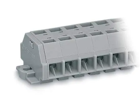 Клеммная колодка WAGO 260-202, 8 pin, 0.08мм² - 1.50мм², 400В, 18А, конф: L, (100 шт)