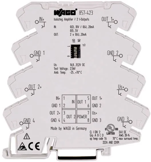 Дубликатор сигналов WAGO 857-423 — купить в интернет-магазине Conrad в Москве и Санкт-Петербурге, доставка по всей России